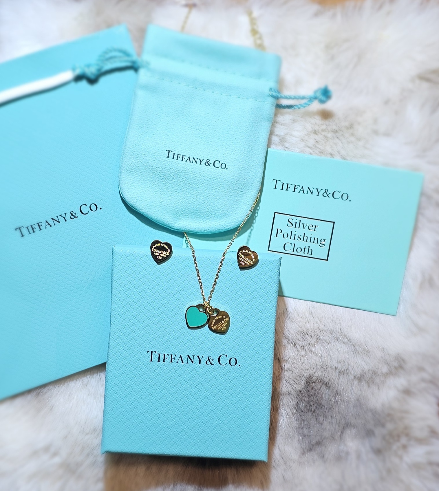 Collar y aretes de Corazón Tiffany & Co.