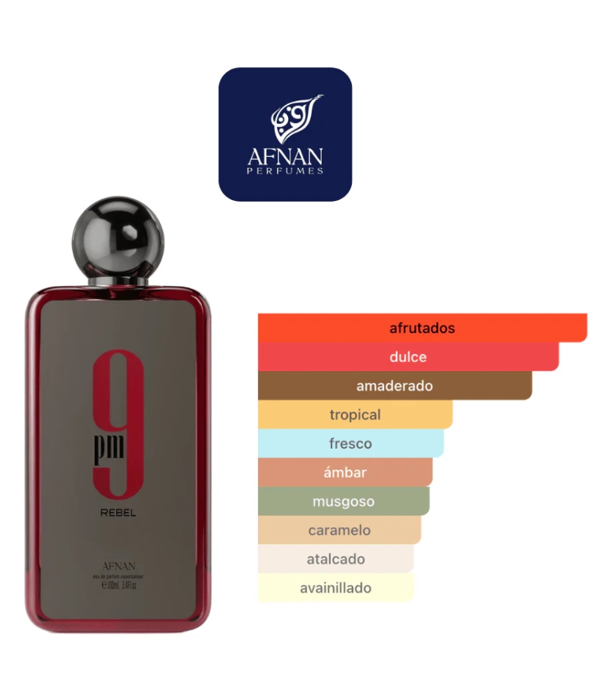 9 PM Rebel Afnan 100ml EDP 1.1 Premium