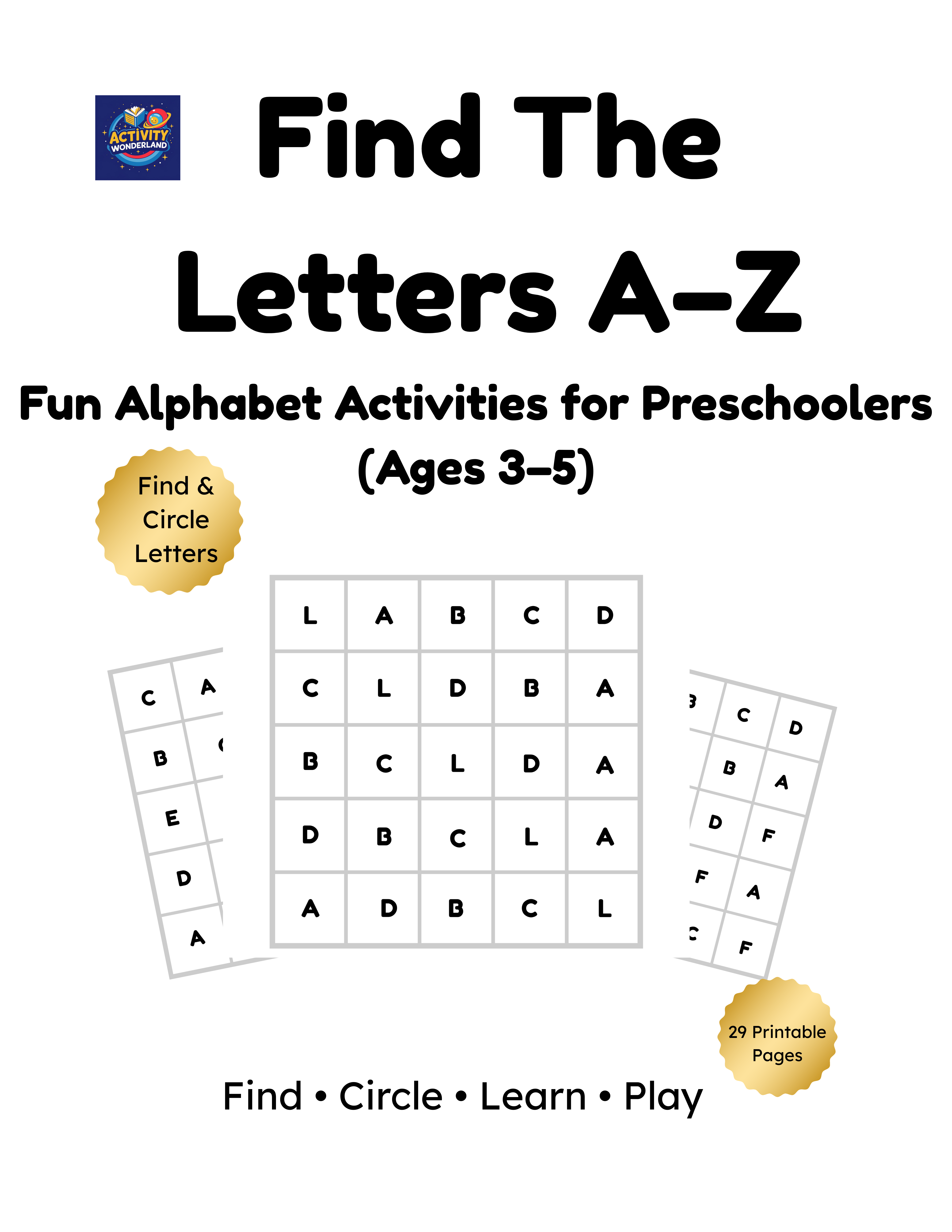 Find the Letters A–Z Workbook