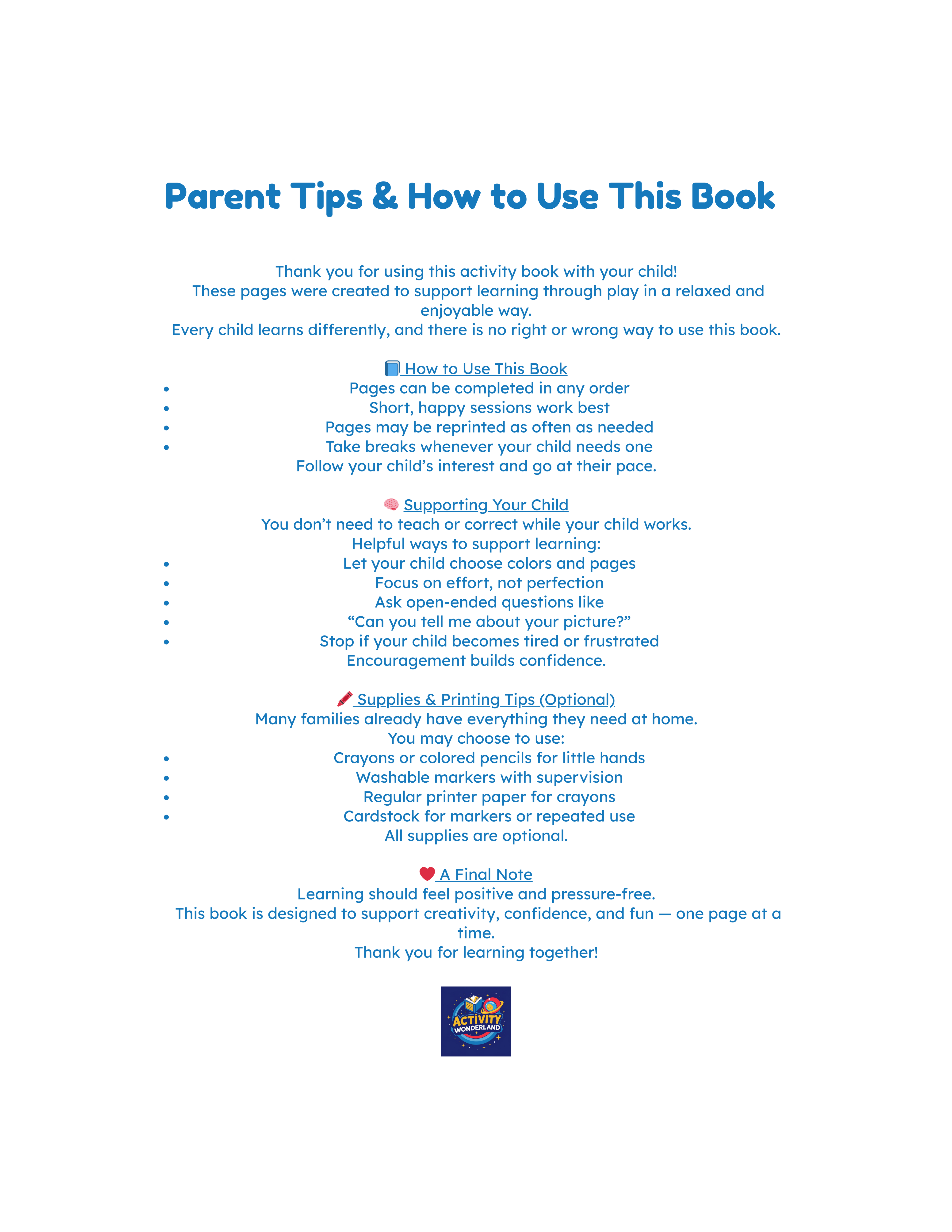 Find the Letters A–Z Workbook