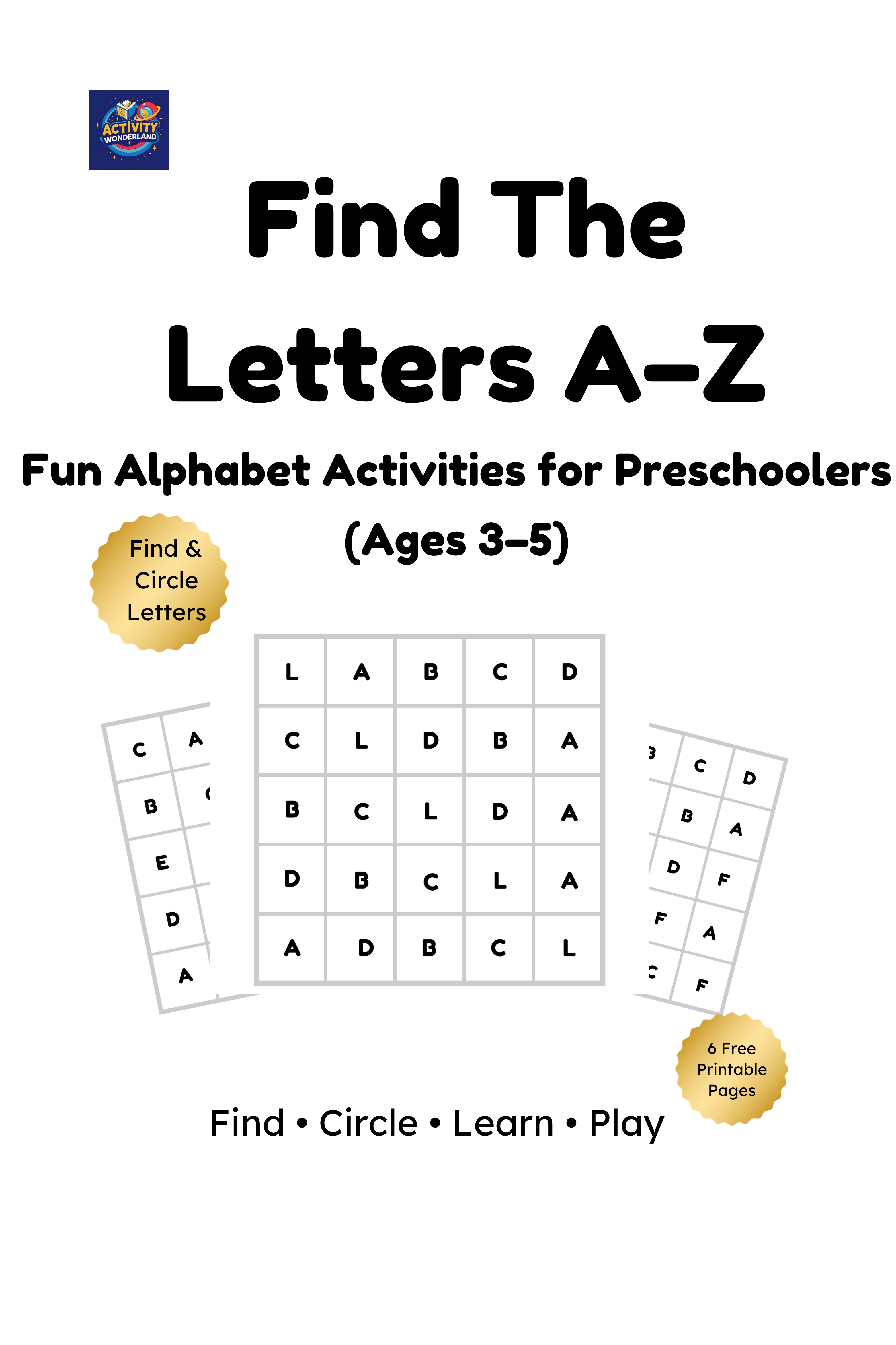 Free Alphabet Find & Circle Worksheets