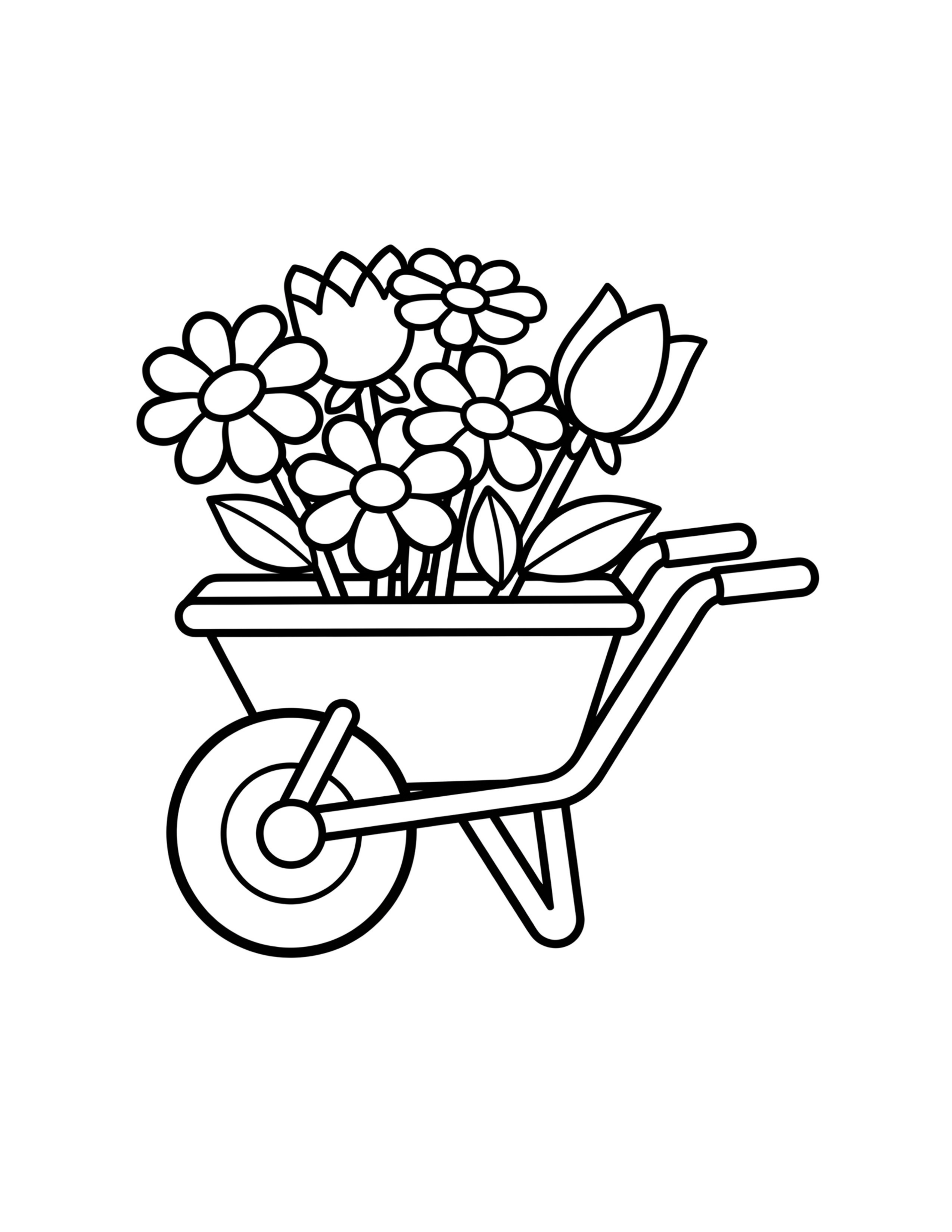 Spring Coloring Book Free Sample for Kids Ages 3–5