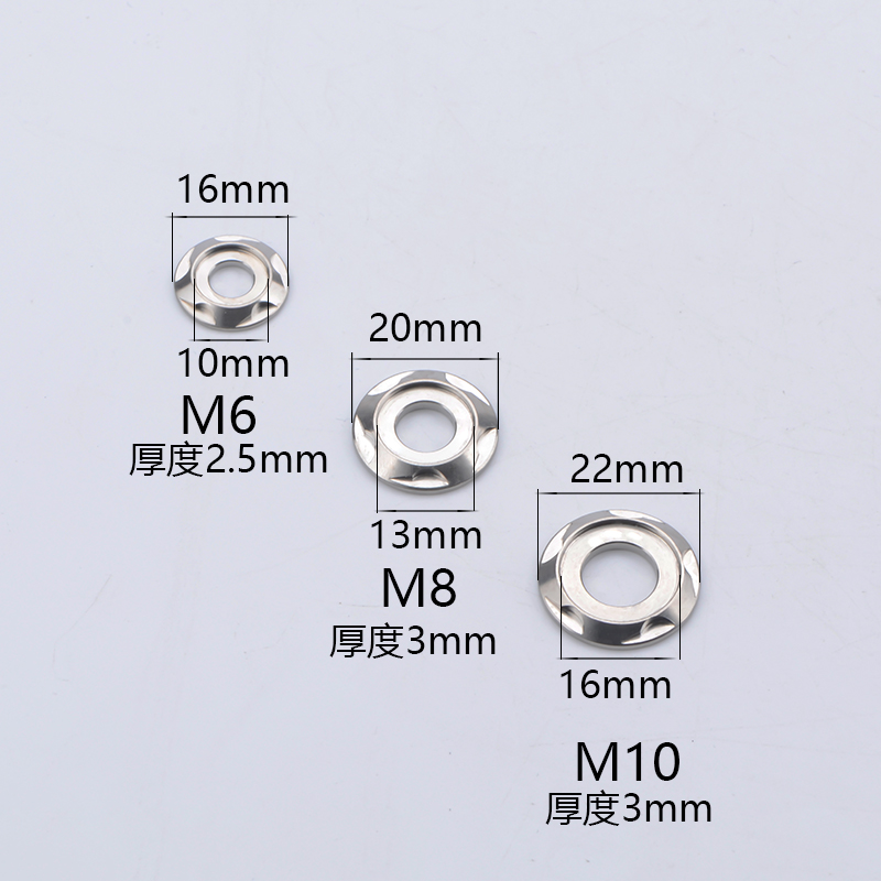titanium fasteners CNC Titanium Alloy Decorative Washer
