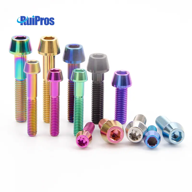 Taper Socket Titanium Bolt M8