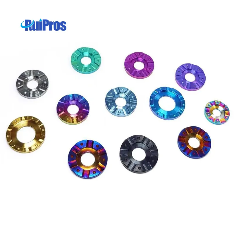 Titanium Alloy GR5 Screws with Raised Grooves and Thickened Gasket for M6/M8/M10 Sizes  | ruipros 