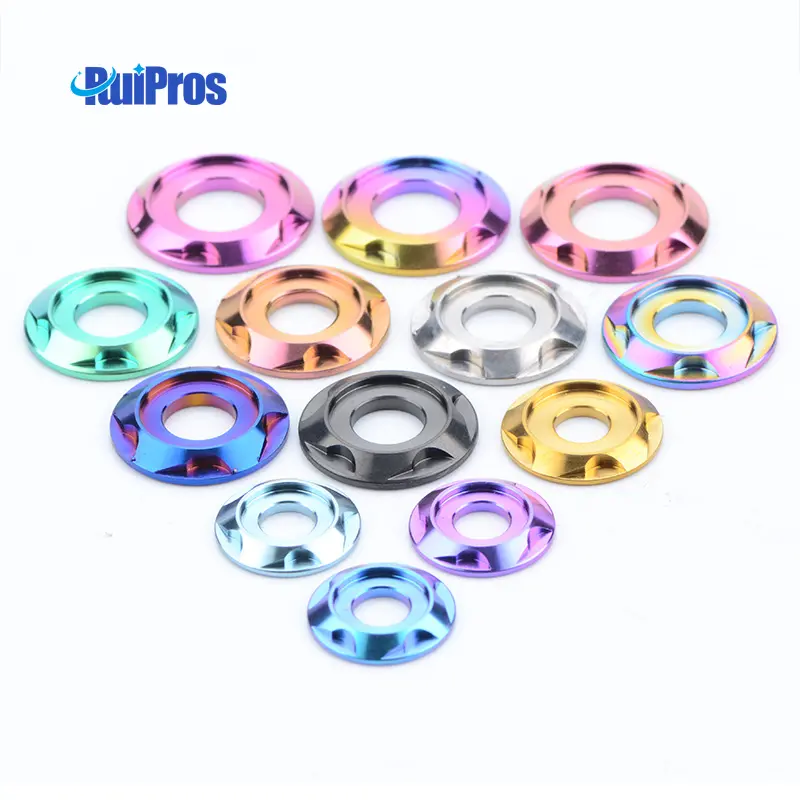 titanium fasteners CNC Titanium Alloy Decorative Washer