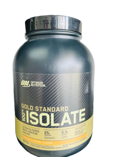 Proteína Gold Standard Isolate SALTED CARAMEL FLAVOR 3L