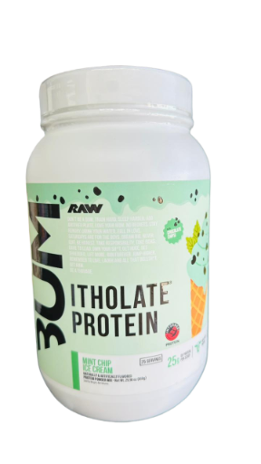 Proteína Aislada RAW BUM MINT CHIP ICE CREAM 1L