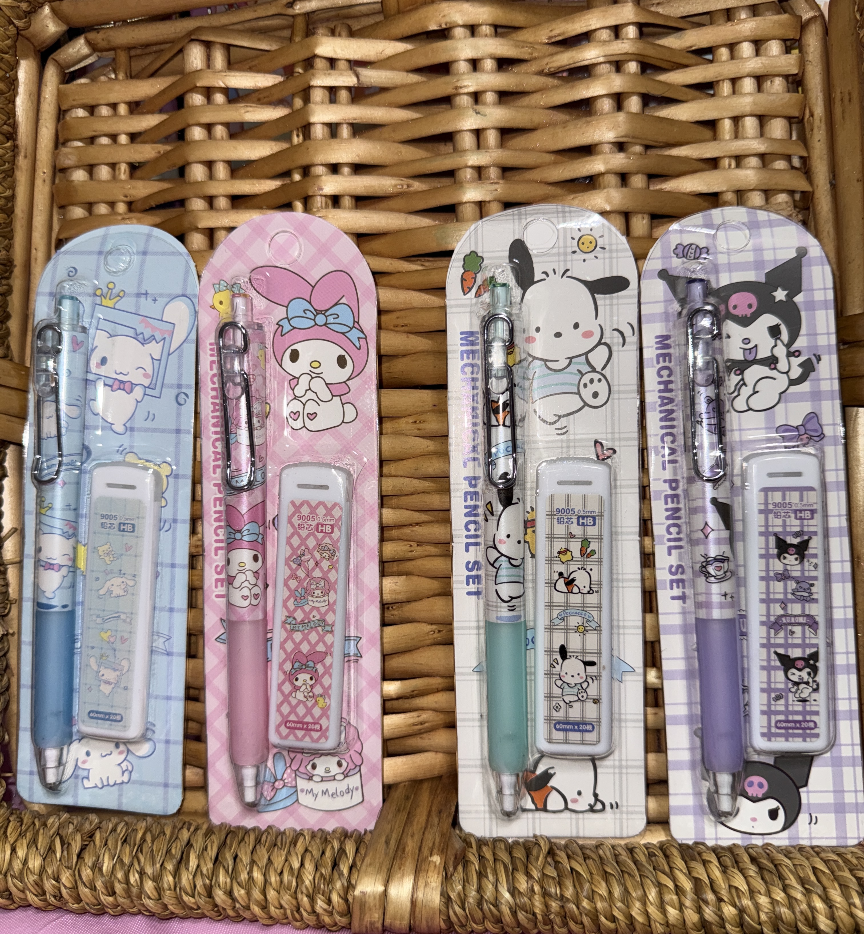Cute Sanrio Mechanical Pencil Set