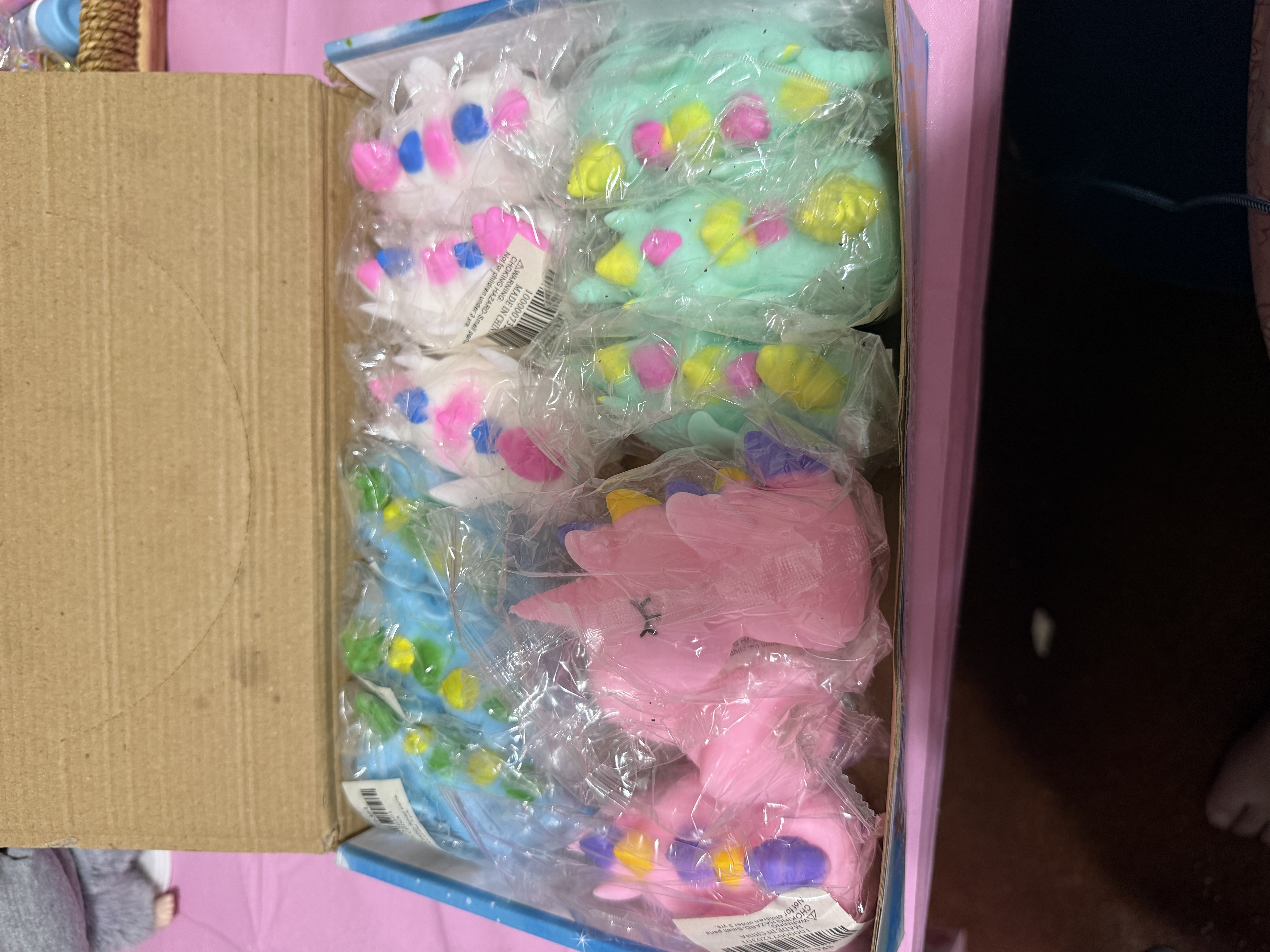 Pink Unicorn Squishy Toy