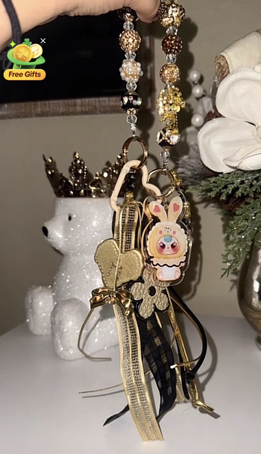 Baby Three keychain Love Chain New and Confirmed