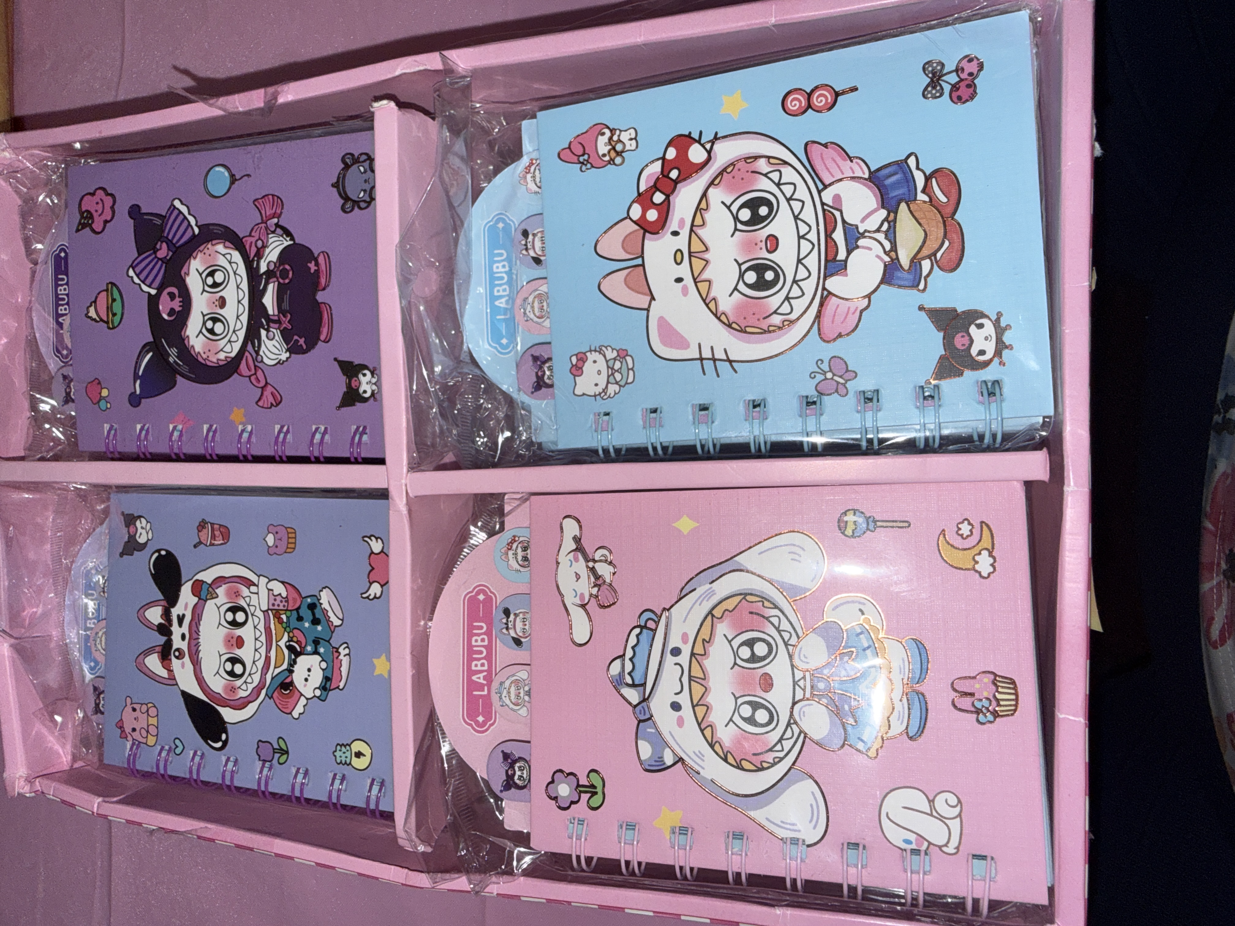 Labubu-Sanrio Notebook Set