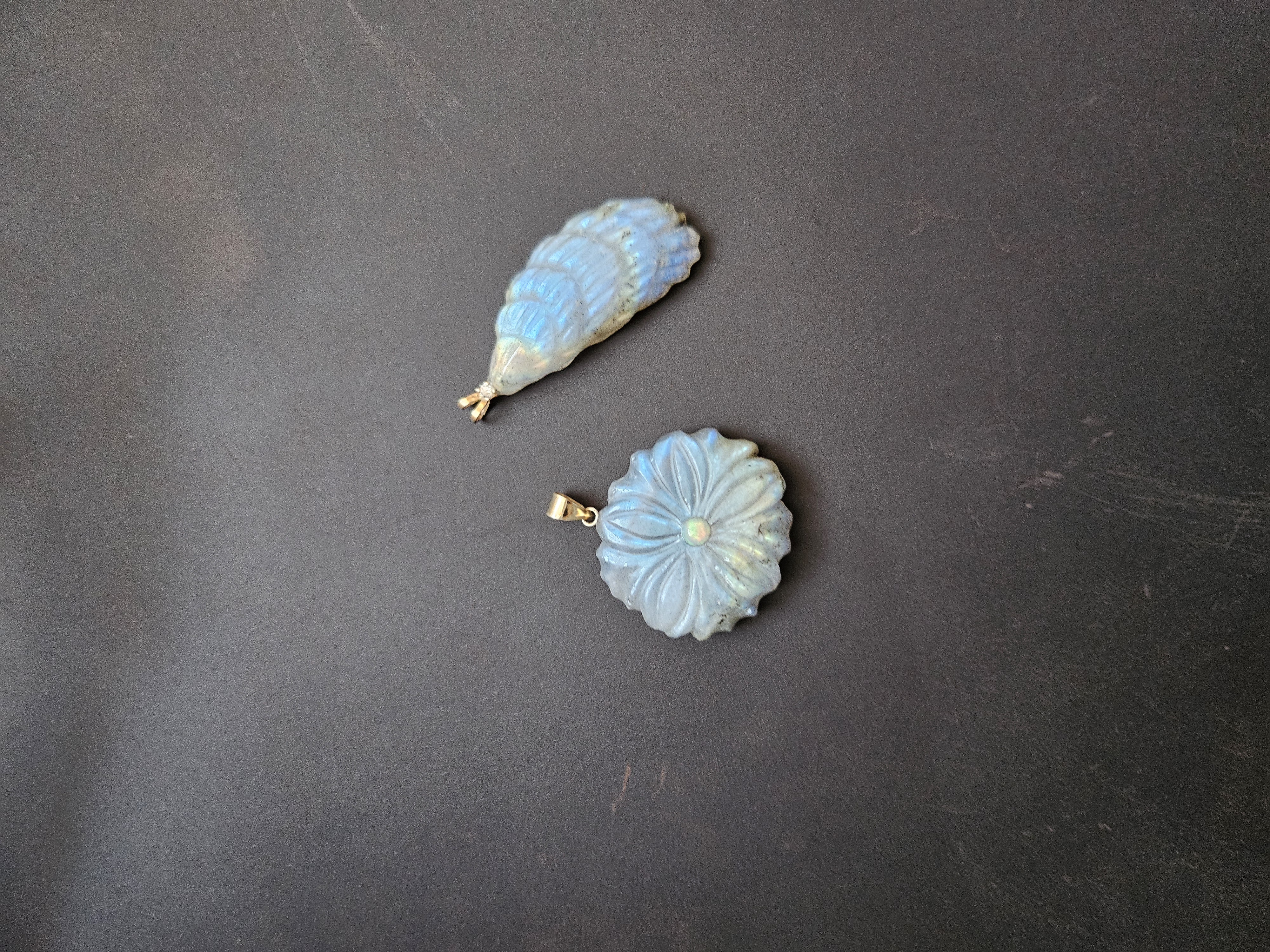 Ocean Bloom · Labradorite · 14k Gold