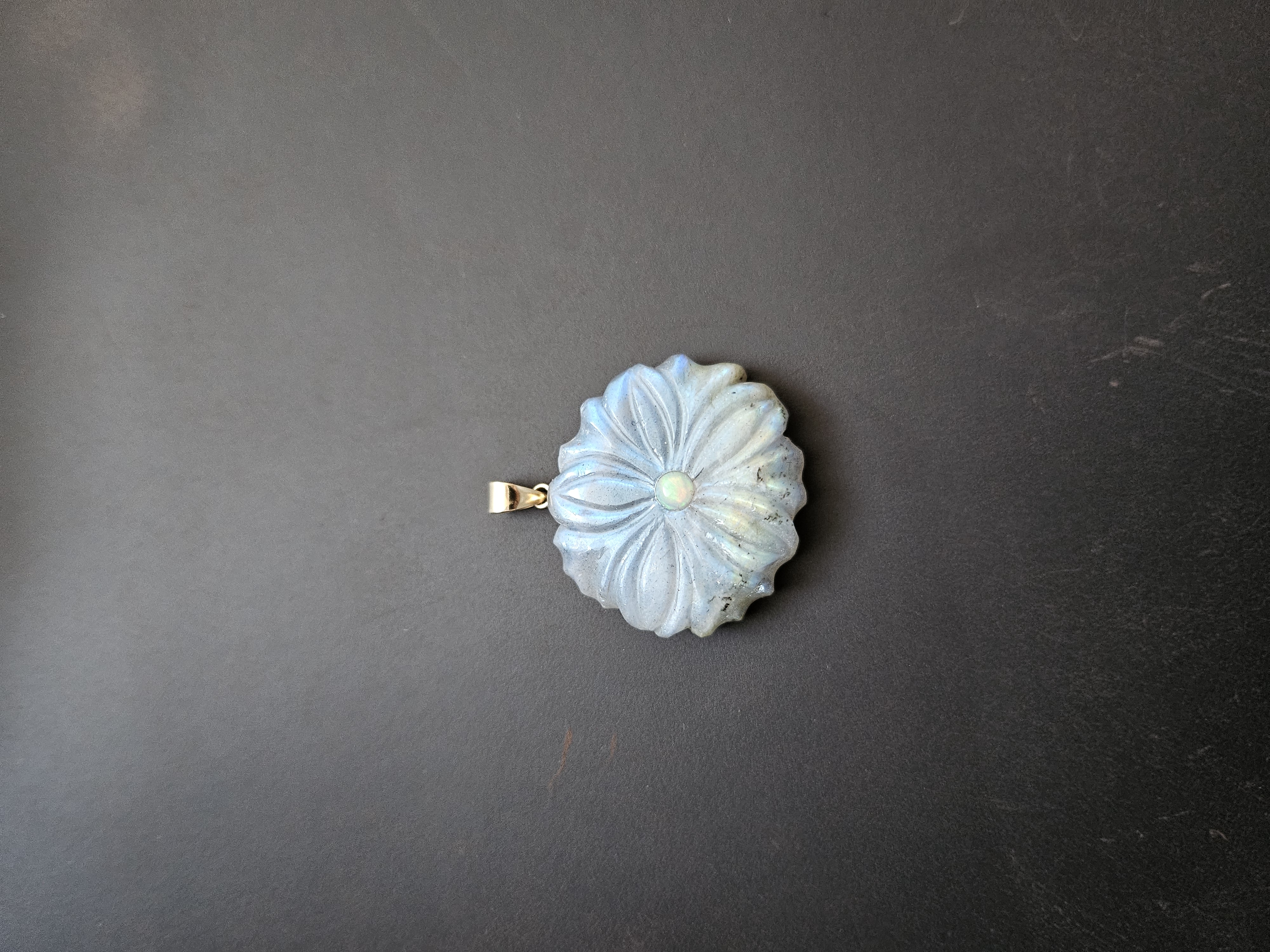 Ocean Bloom · Labradorite · 14k Gold