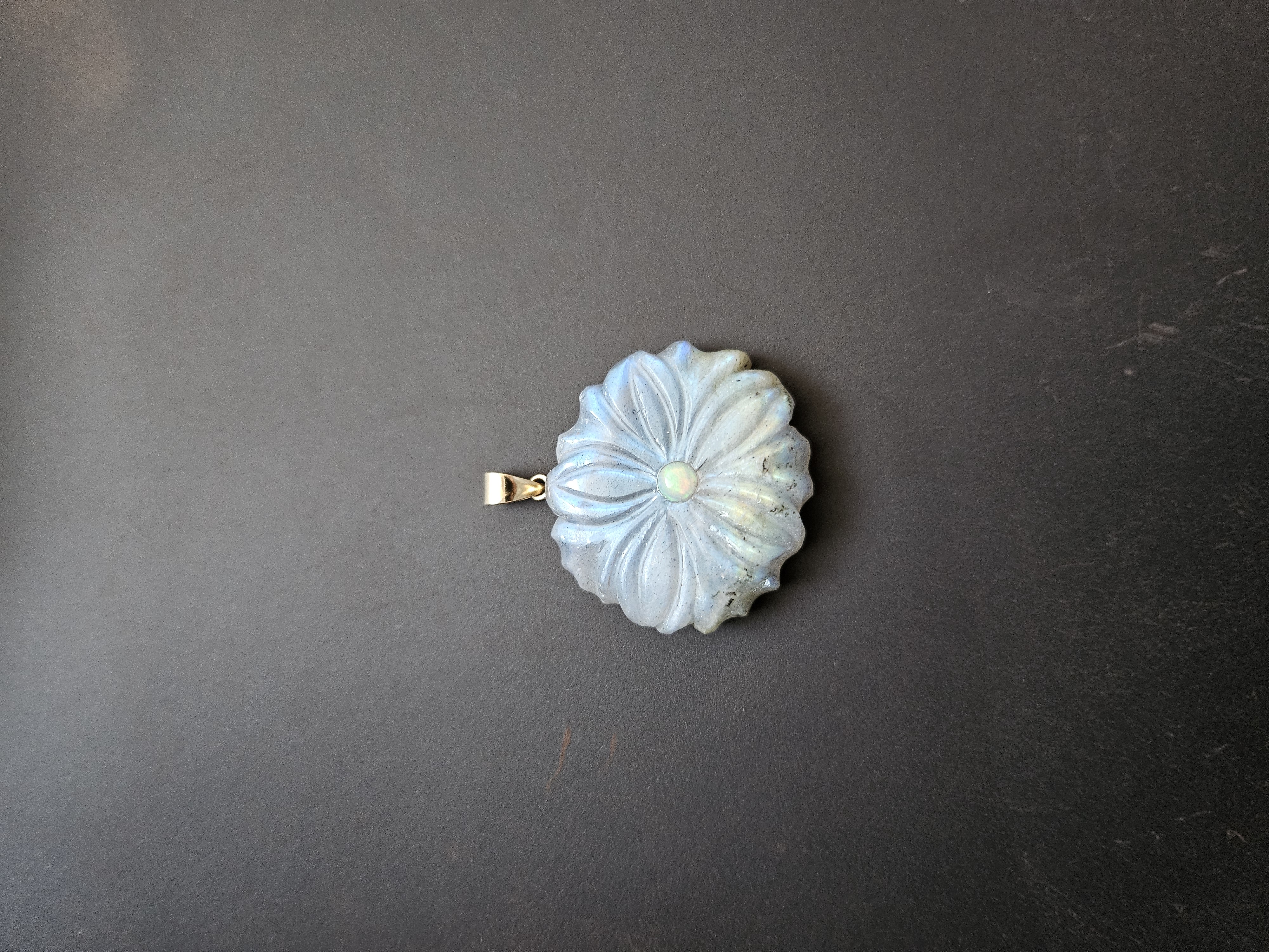 Ocean Bloom · Labradorite · 14k Gold