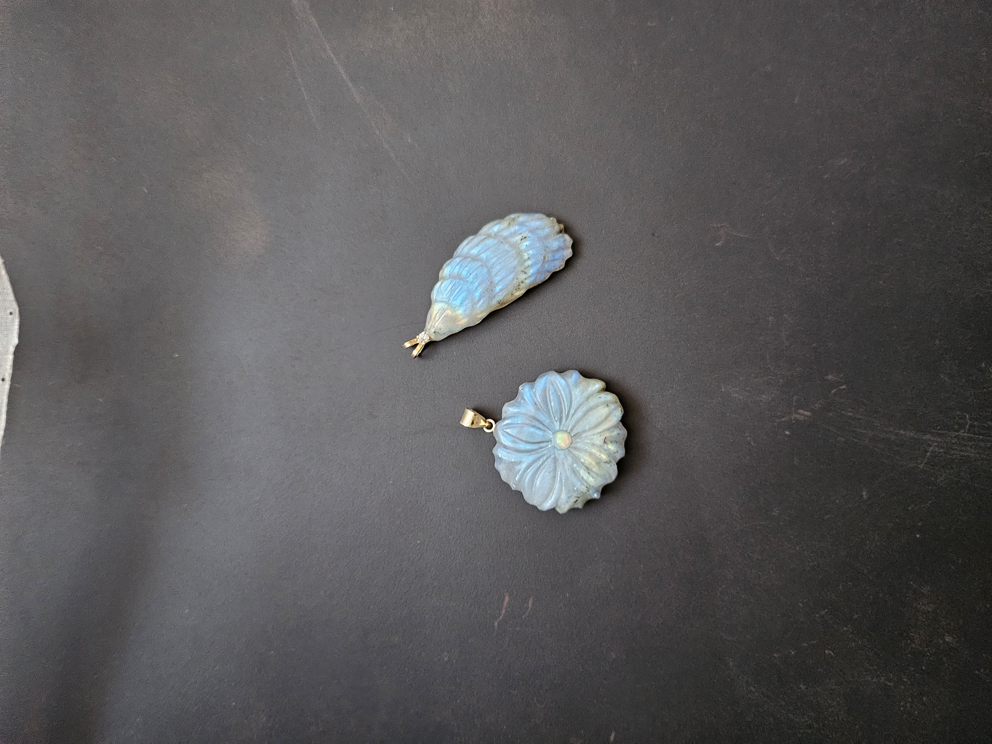Ocean Bloom · Labradorite · 14k Gold