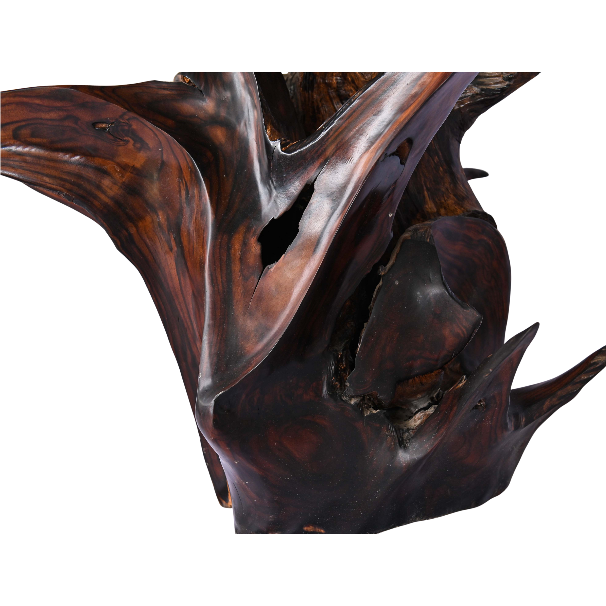  WOODEN ROOT DECORATION 