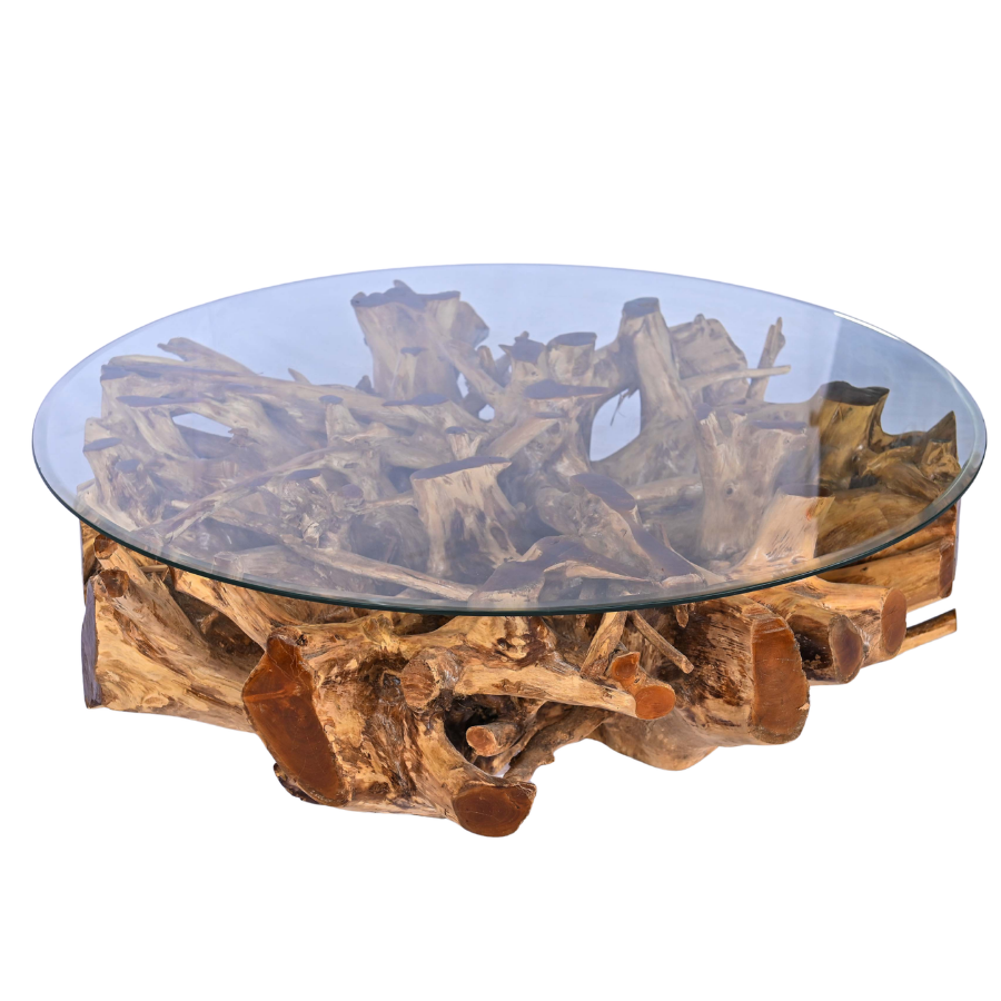 Grande table basse en racine naturelle