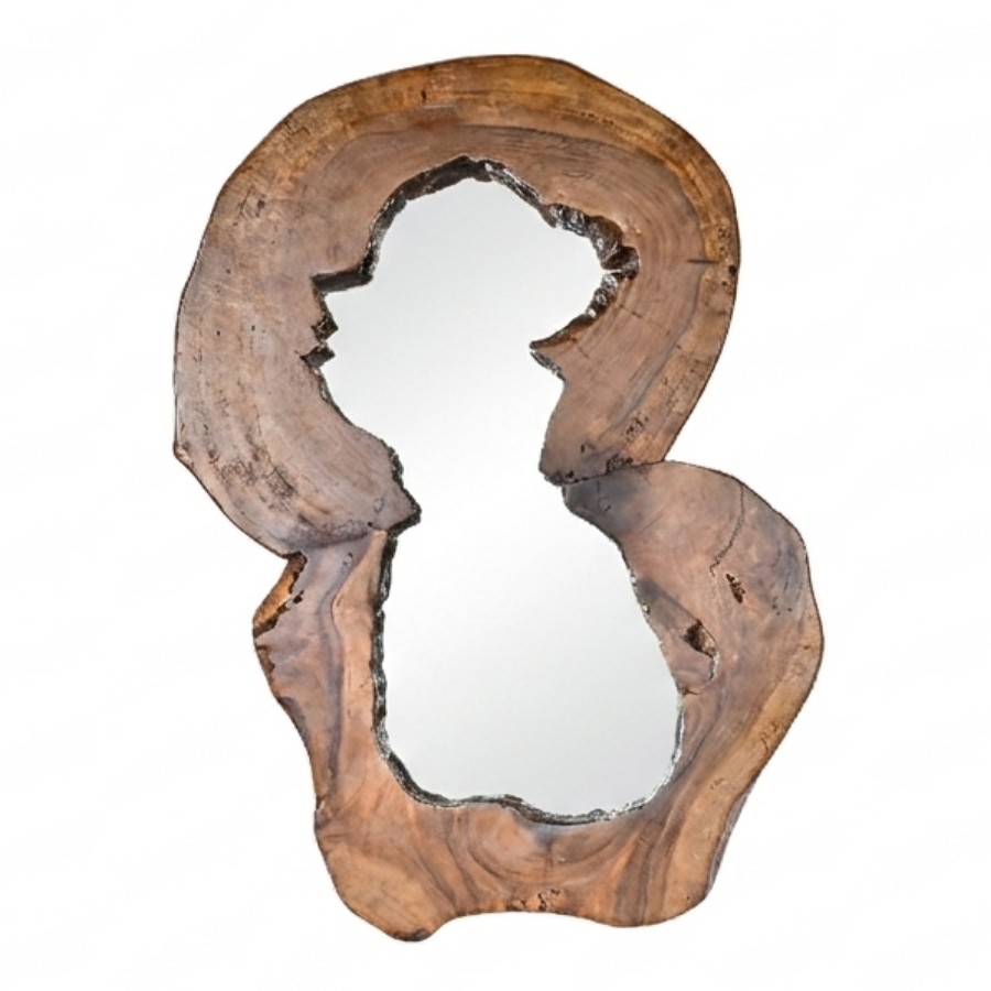 Miroir avec cadre en bois 120 85