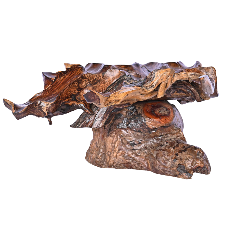Table basse en racine naturelle
