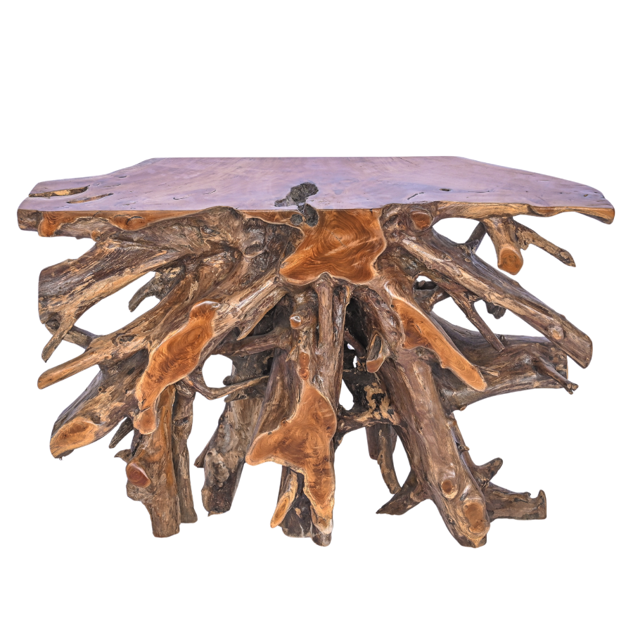 Petite console en racine de bois