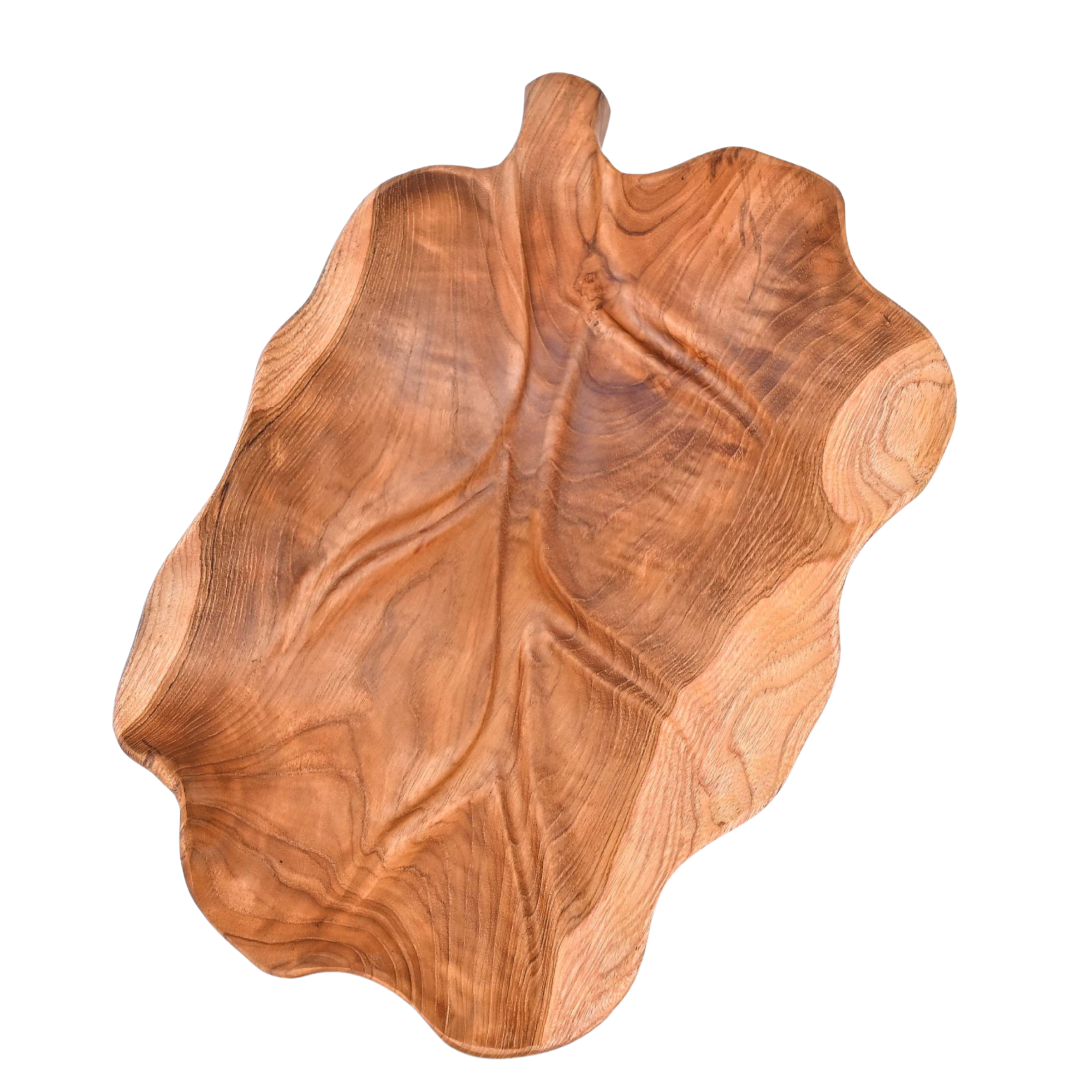  WOODEN PLATE LEAF 30 X 44 X 8