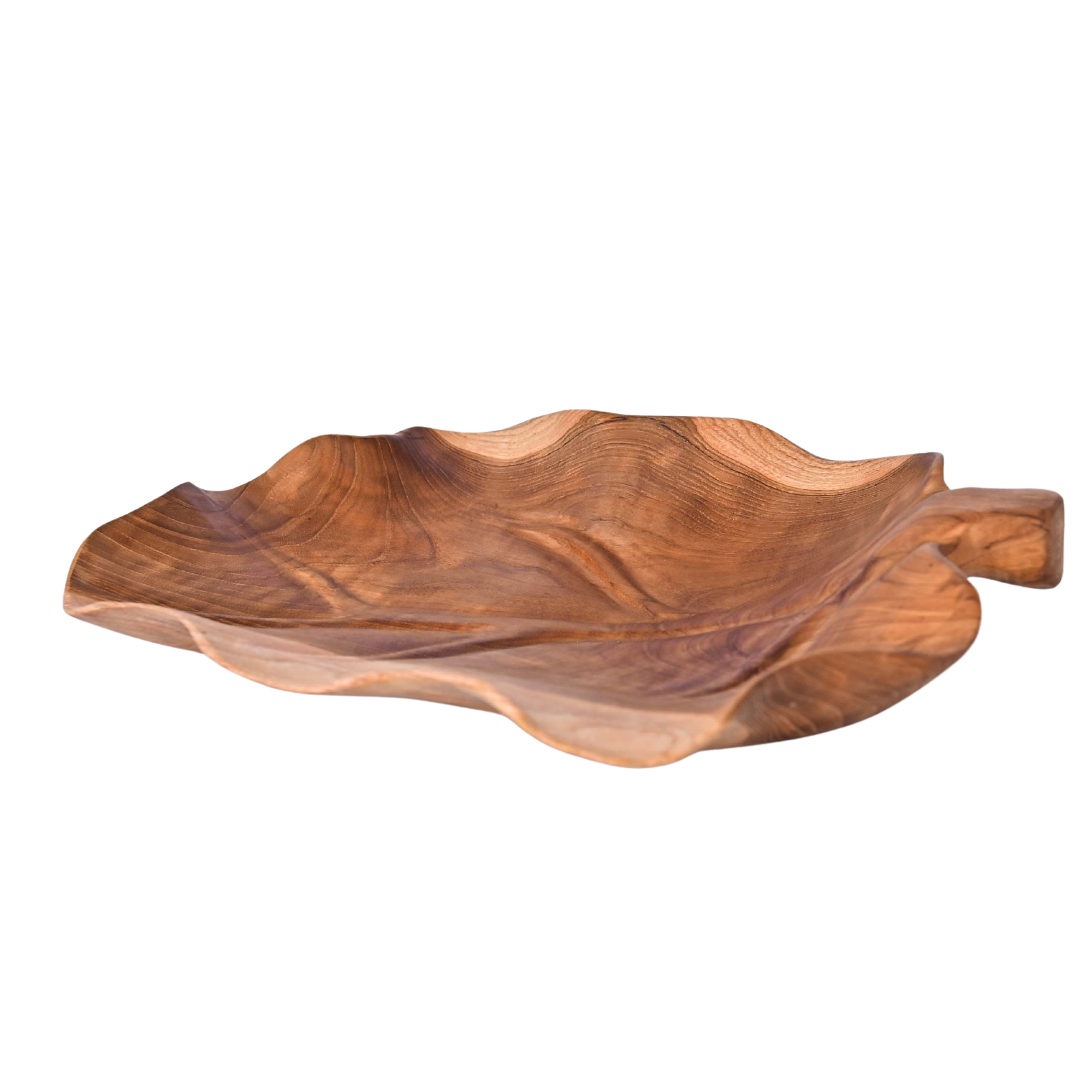  WOODEN PLATE LEAF 30 X 44 X 8
