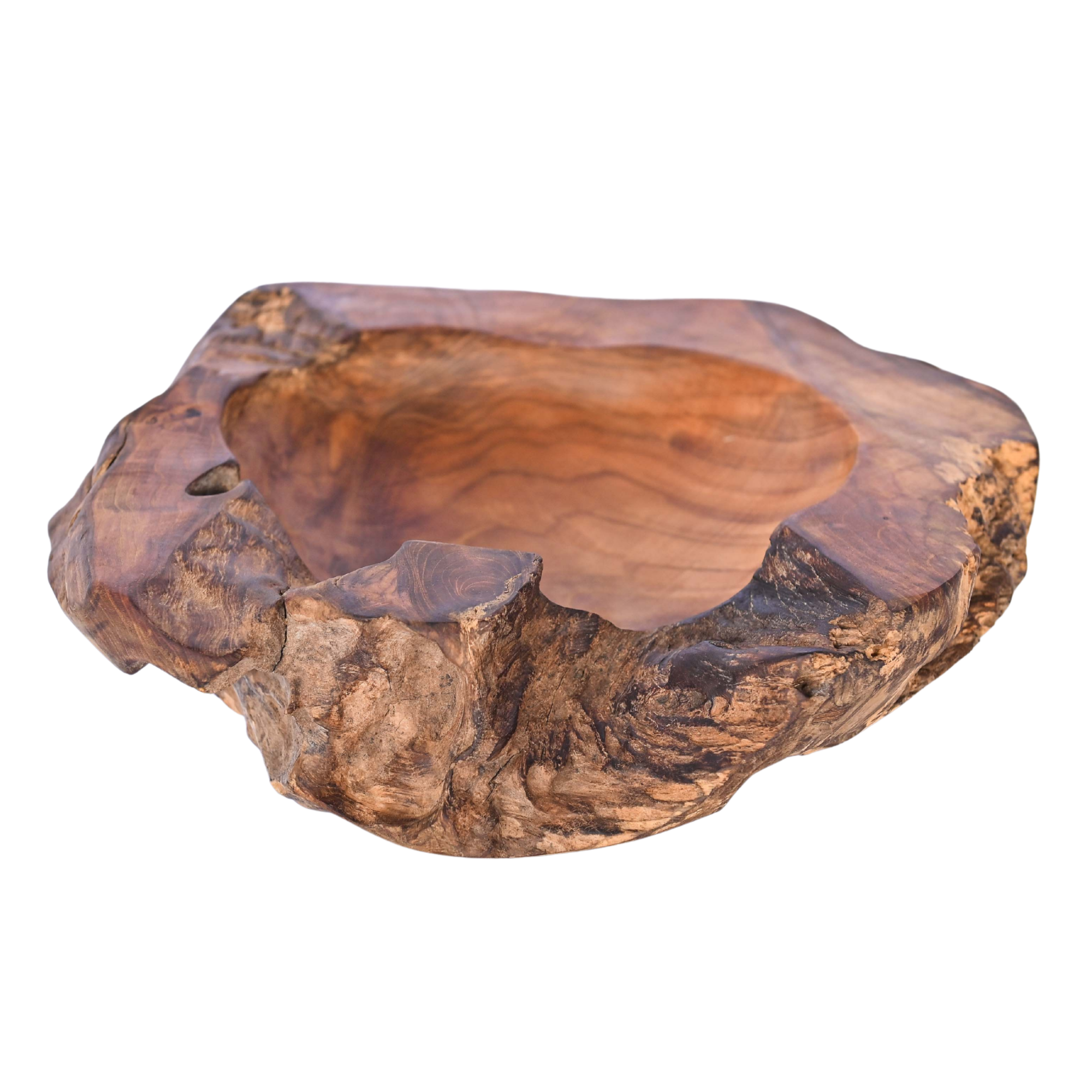  WOODEN BOWL 39 X 40 X 9
