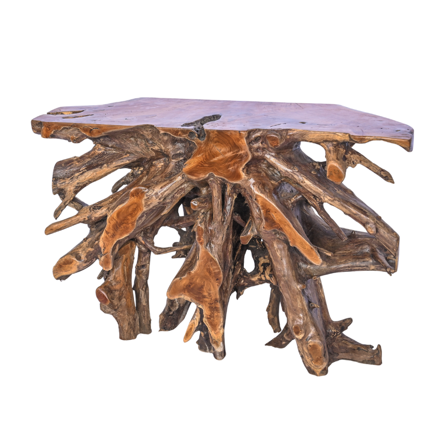 Petite console en racine de bois