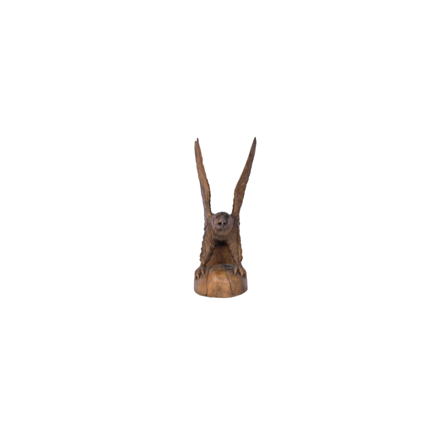  EAGLE WOODEN STATUE 3 