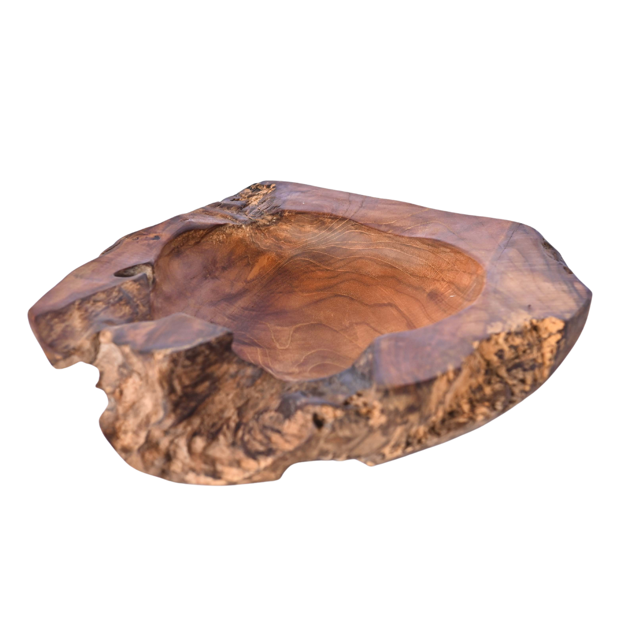  WOODEN BOWL 39 X 40 X 9
