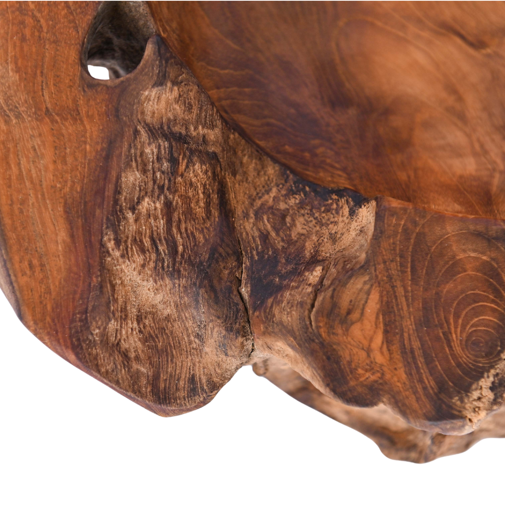  WOODEN BOWL 39 X 40 X 9