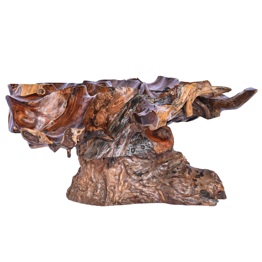 Table basse en racine naturelle