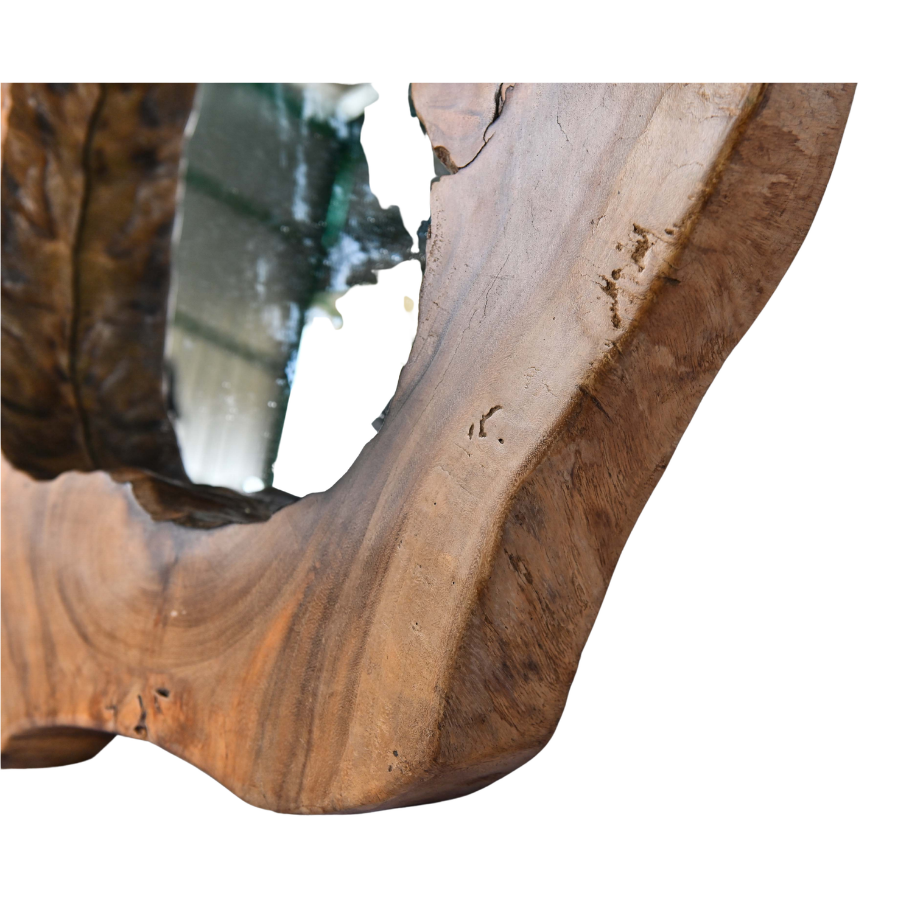 Miroir avec cadre en bois 120 85