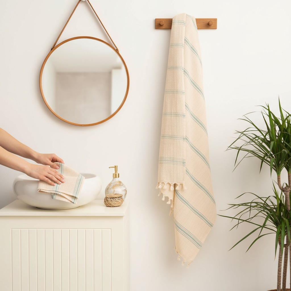 Banyo/Plaj Havlusu Mavi