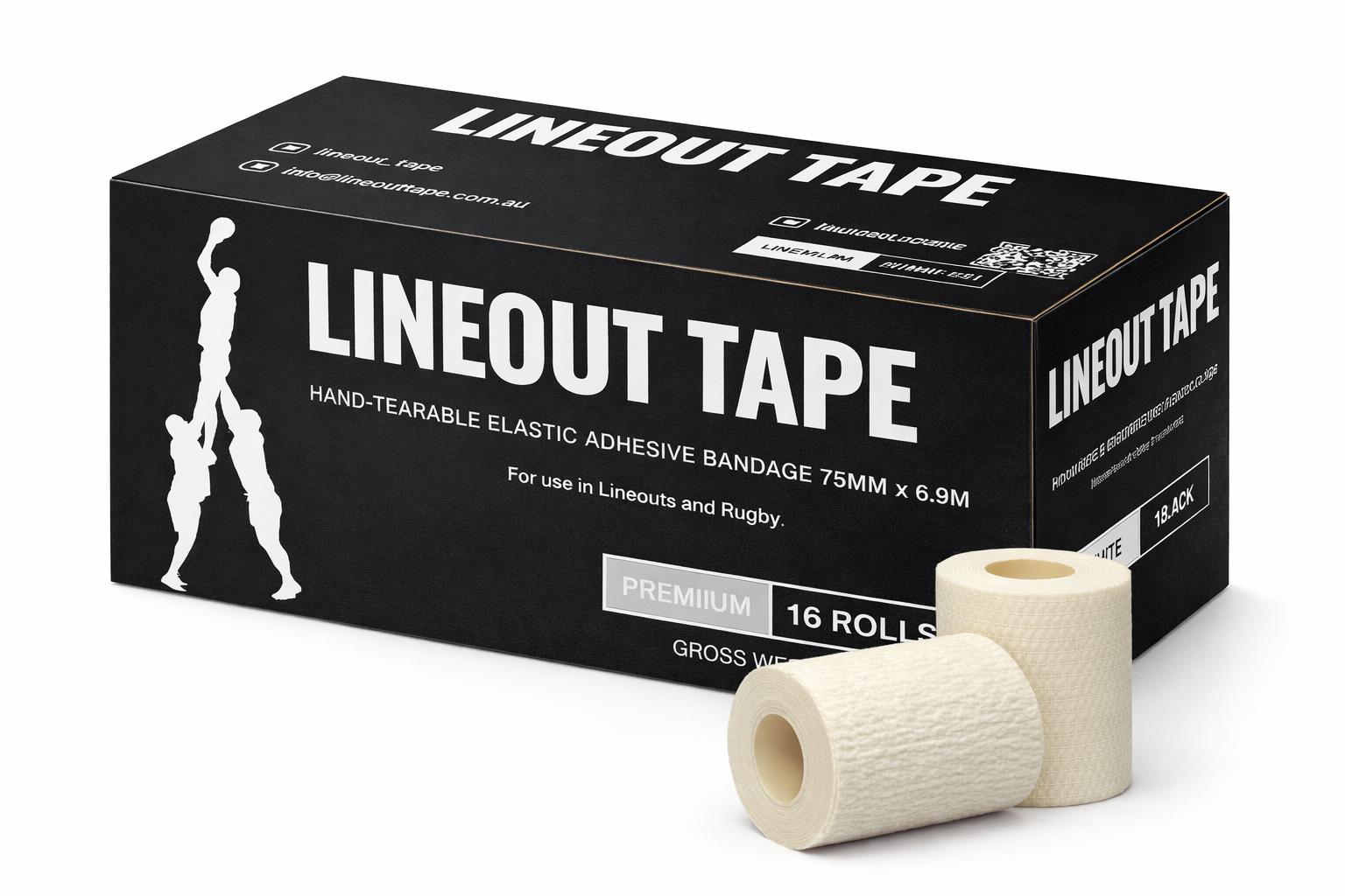 Lineout Tape White - Box 16