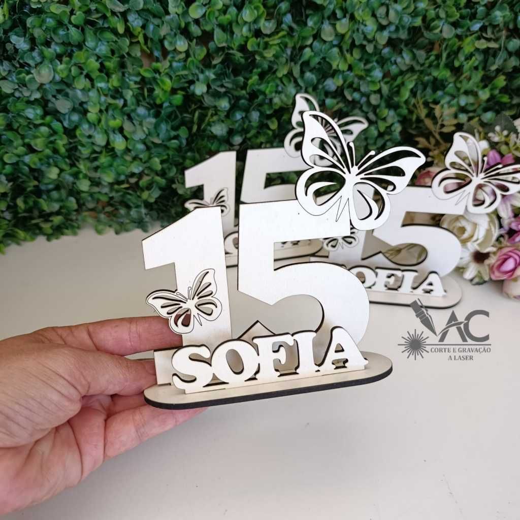 Centro de Mesa Quinceañera Personalizado