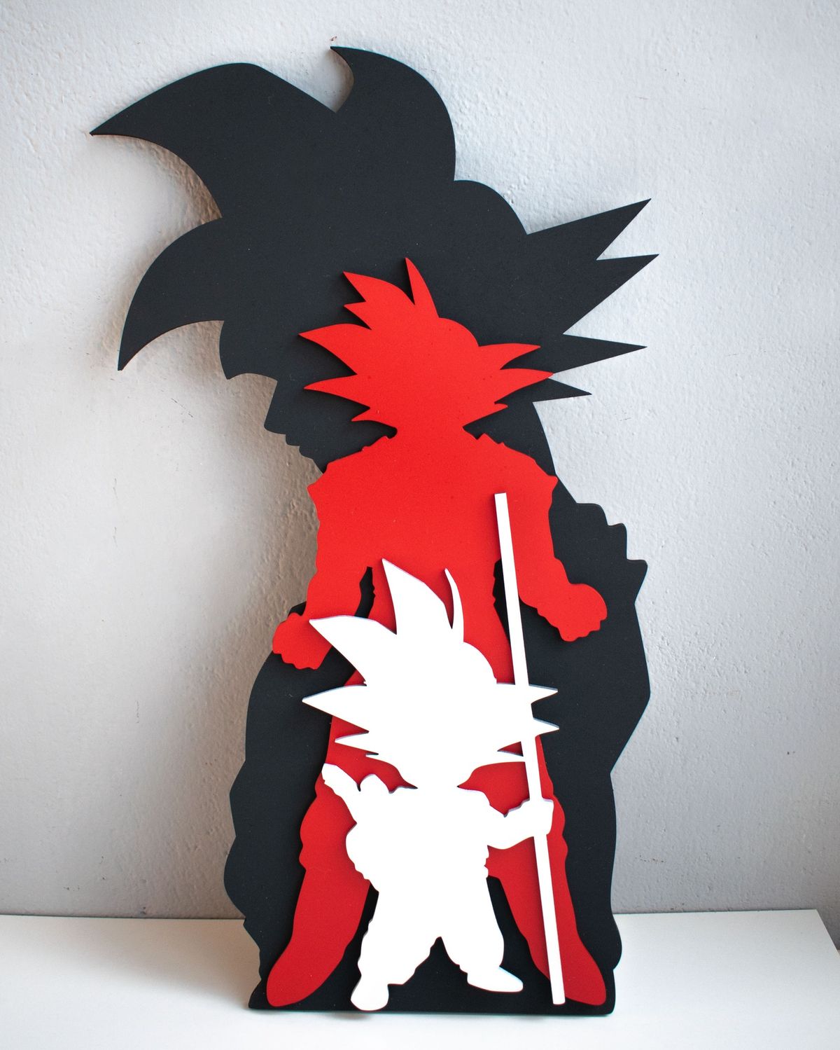 Decoración de Goku en Capas