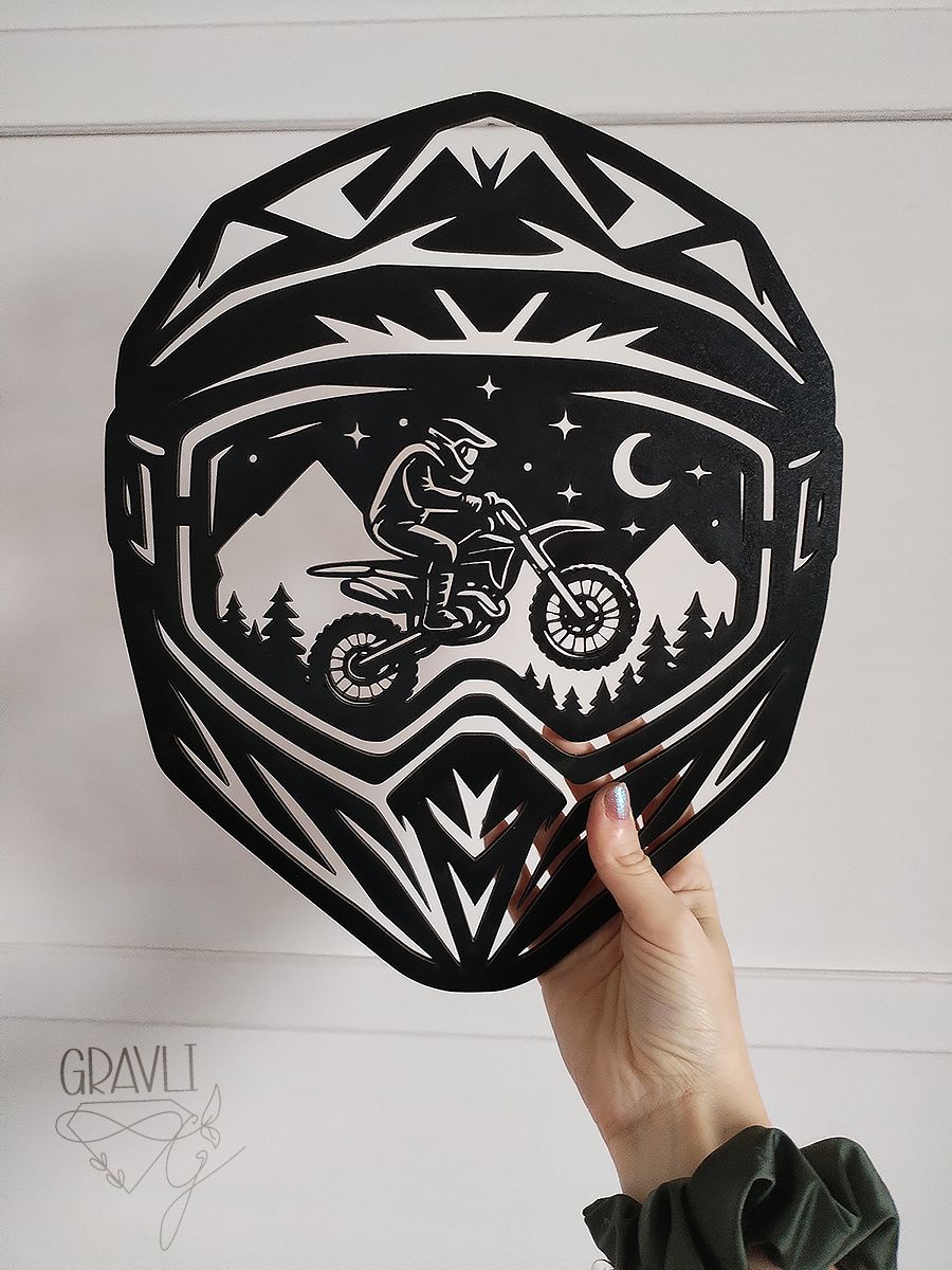 Arte de pared Motociclista