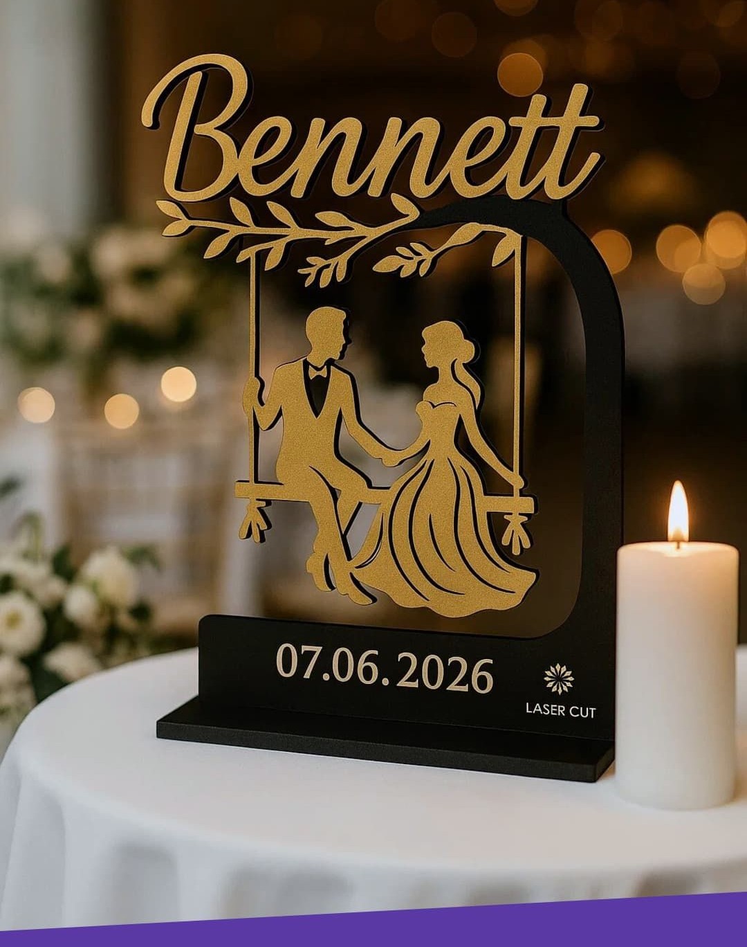 Decoración personalizada para bodas