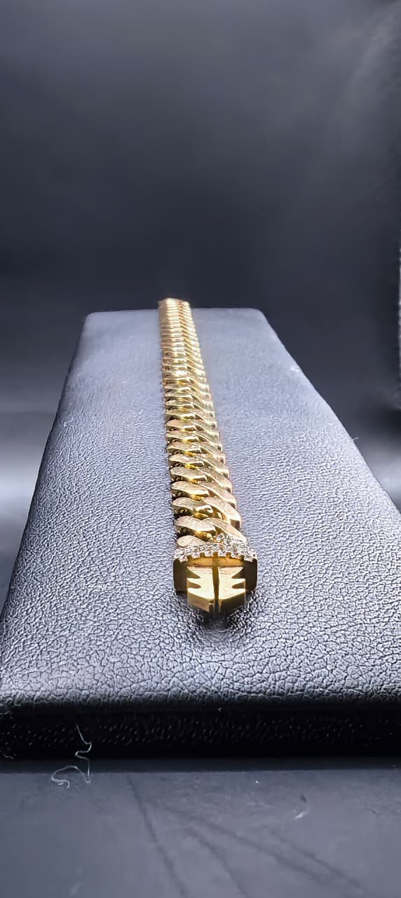 Pulso Monaco Chain (Tejido Cubano)