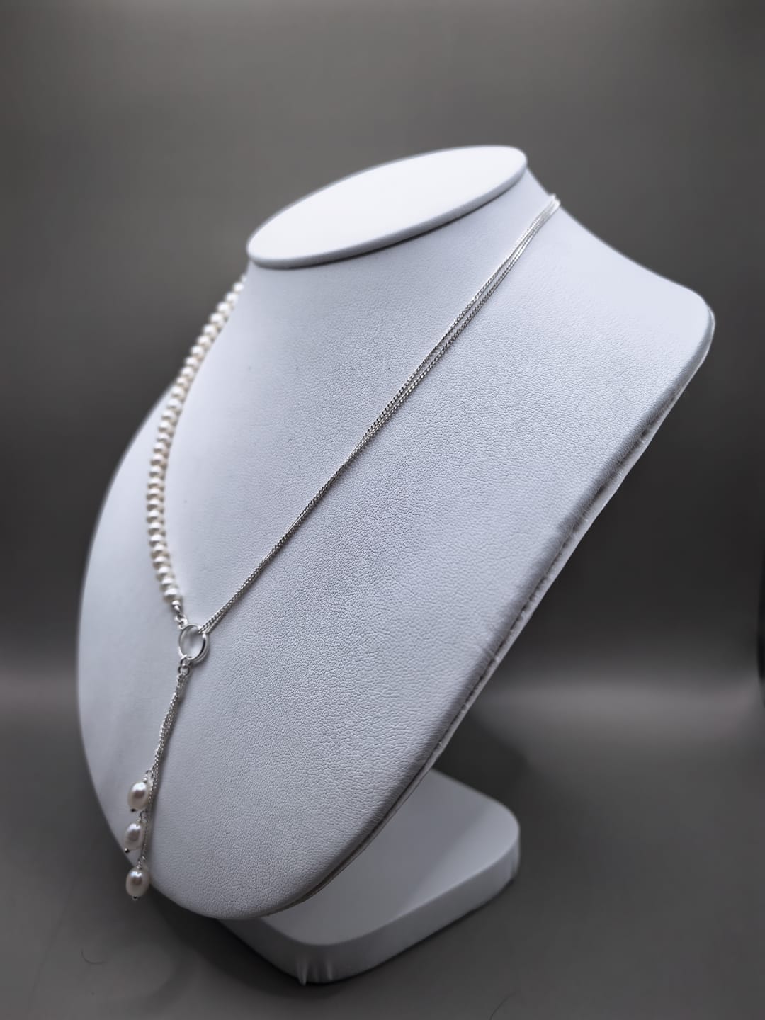 Consciente a mamá Collar perlas elegantes y pulsera Tenis