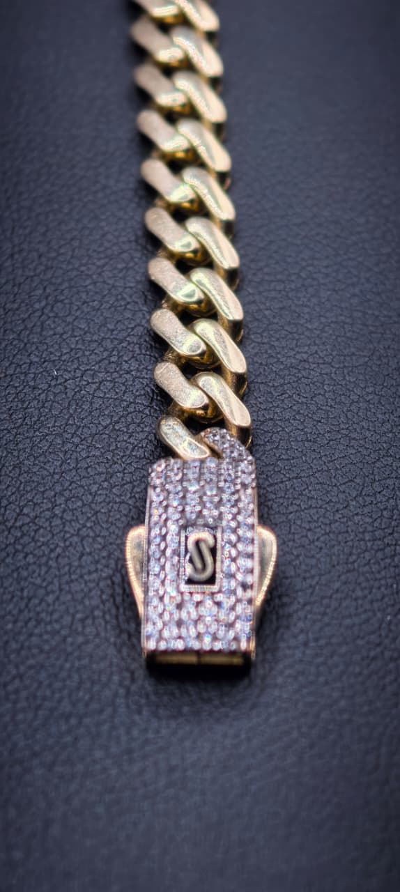Pulso Monaco Chain - Tejido Cubano