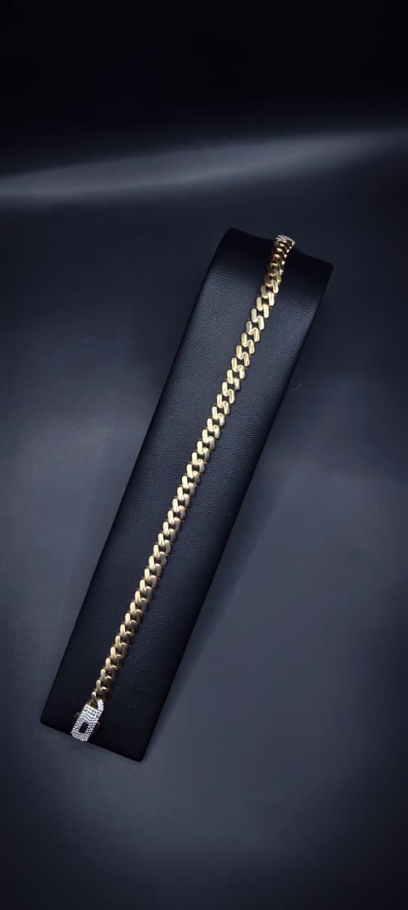 Pulso Monaco Chain (Tejido Cubano)