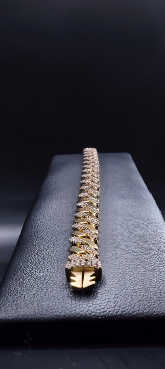 Pulso Monaco Chain - Tejido Cubano