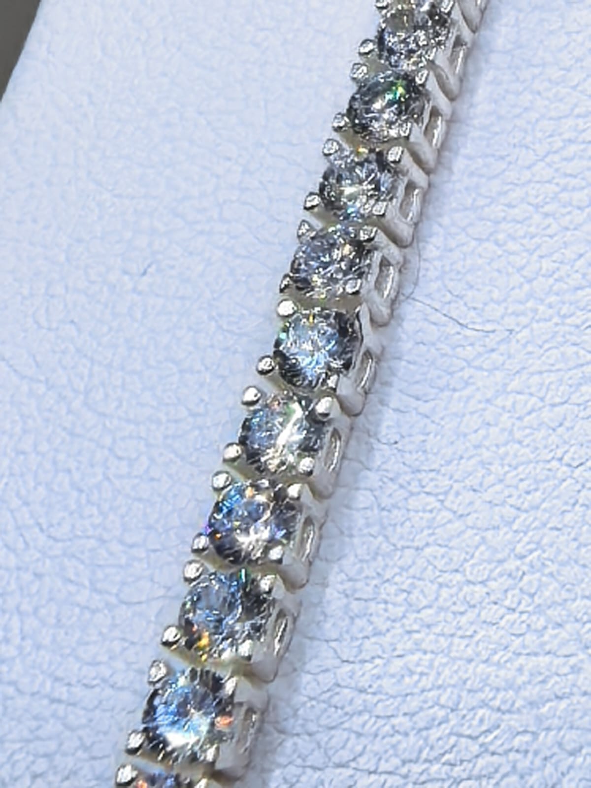 Pulsera Tenis de Plata con Circonias