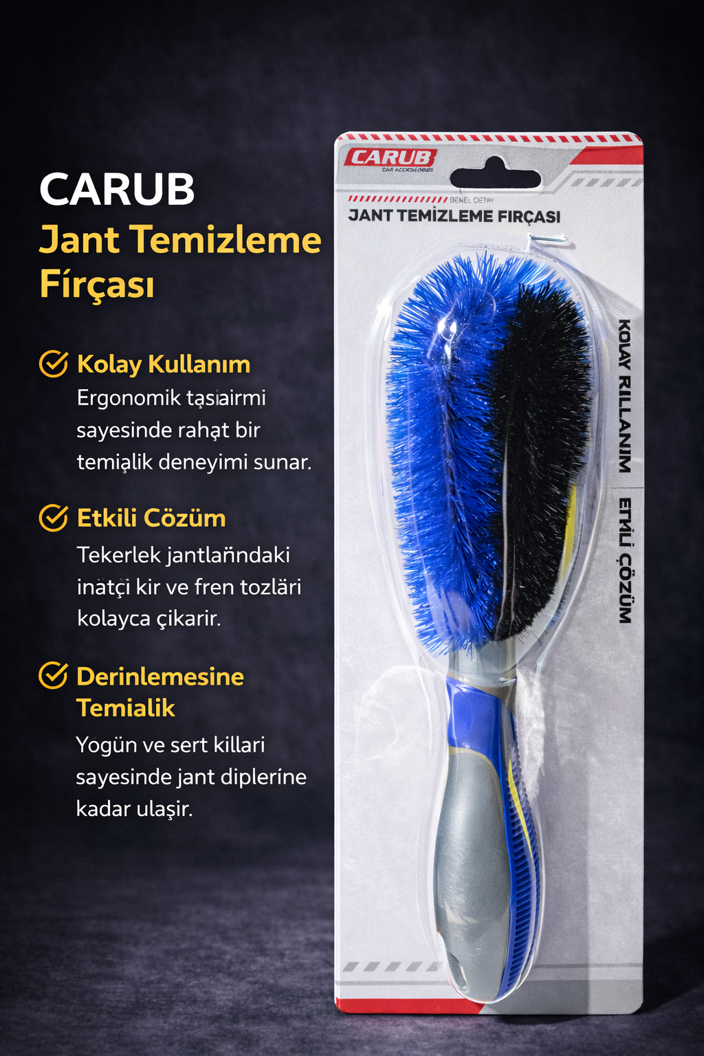 Carub Jant Fırçası 