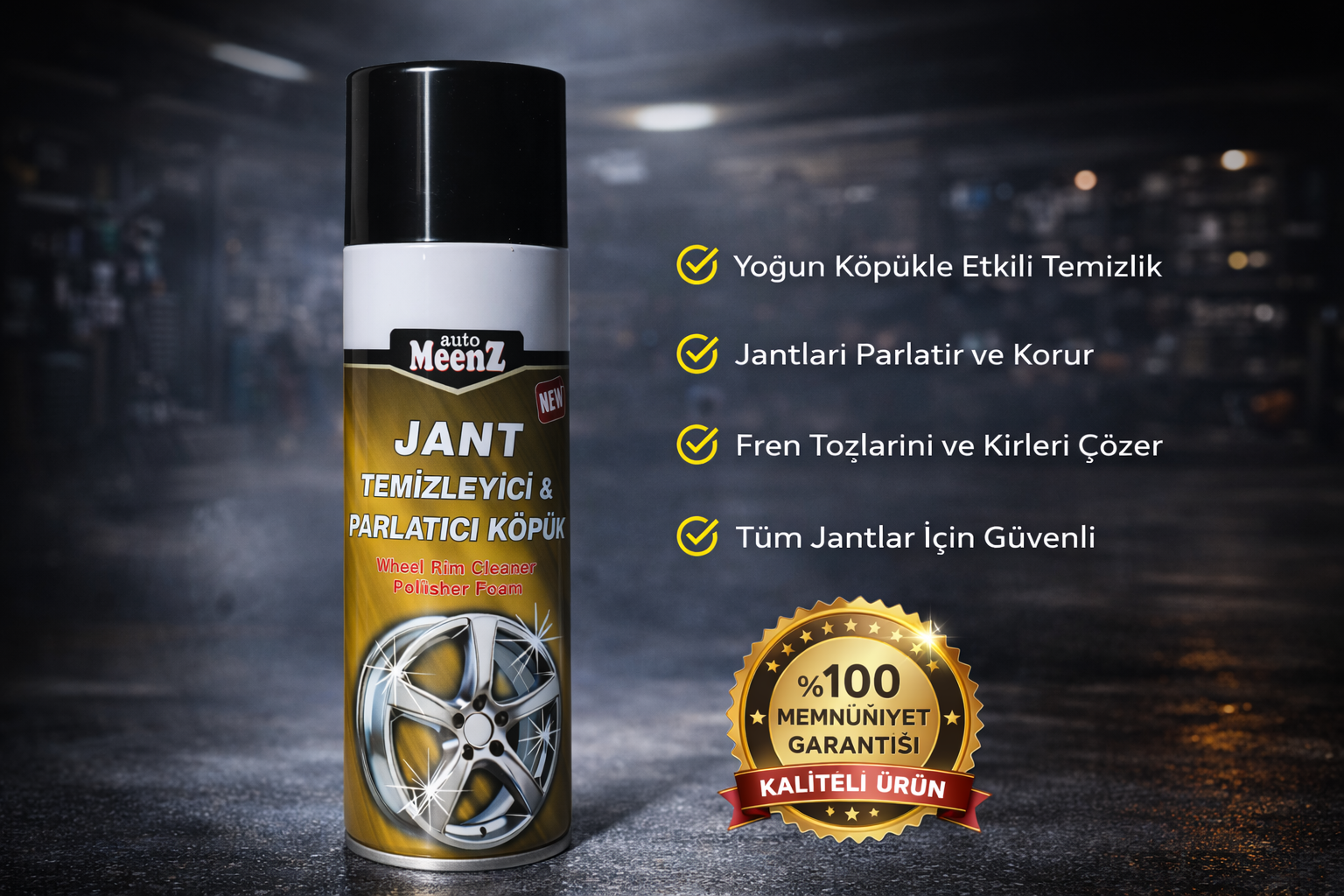 AutoMeenZ Jant Temizleyici Köpük 