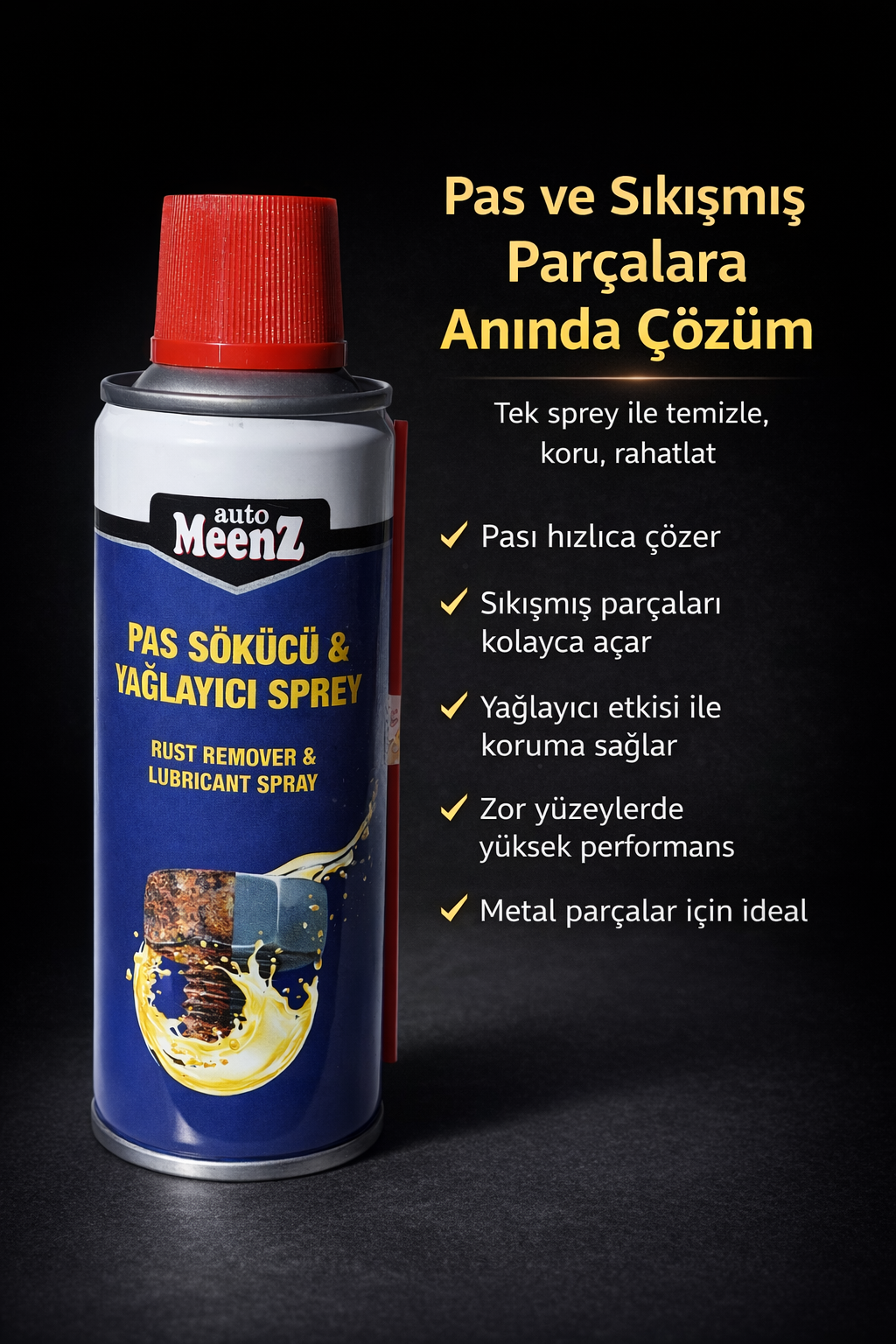 AutoMeenZ Pas Sökücü Ve Yağlayıcı