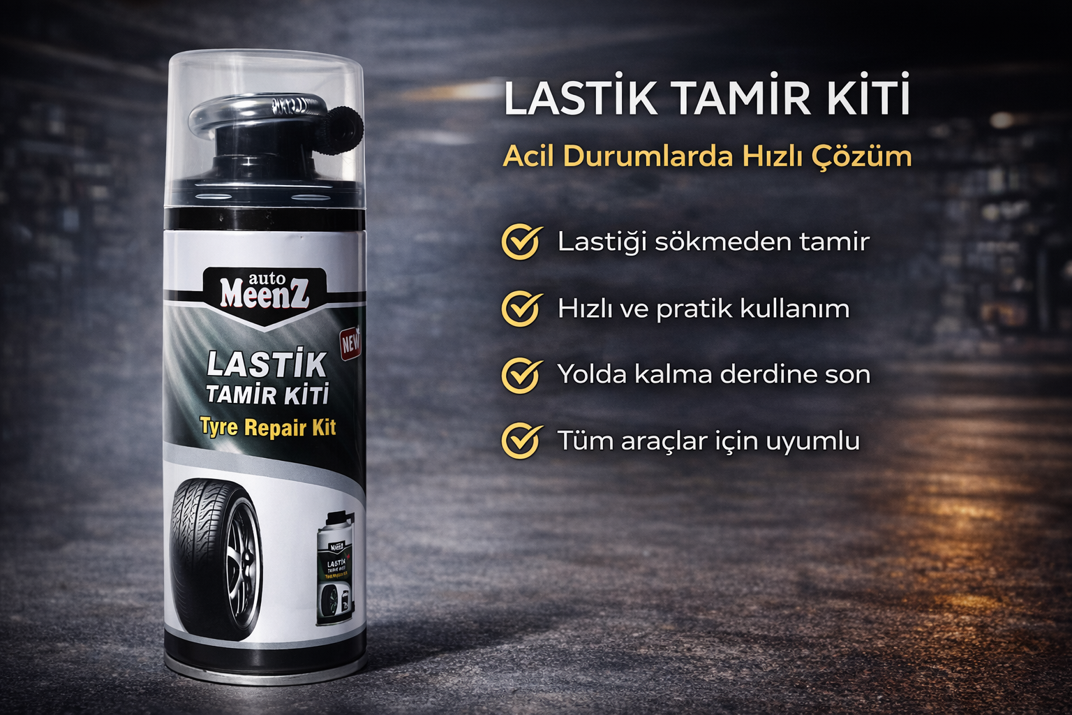 Auto;MeenZ Lastik Tamir Kiti